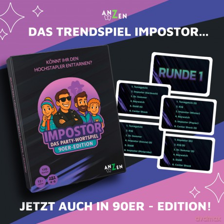 ANZEN - IMPOSTOR - Das Party-Wortspiel10ZubehśrSONSTIGES540188057127.99104.04.2026212789461 426239