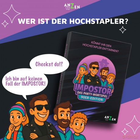 ANZEN - IMPOSTOR - Das Party-Wortspiel10ZubehśrSONSTIGES540188057127.99104.04.2026212789461 426239