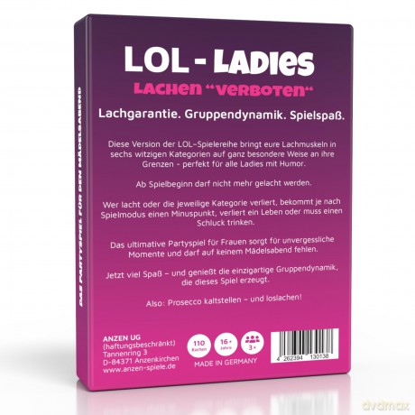 ANZEN - LOL LADIES - Lachen "verboten
