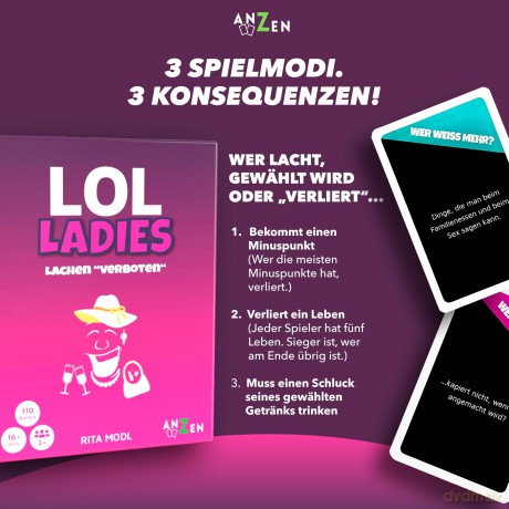 ANZEN - LOL LADIES - Lachen "verboten