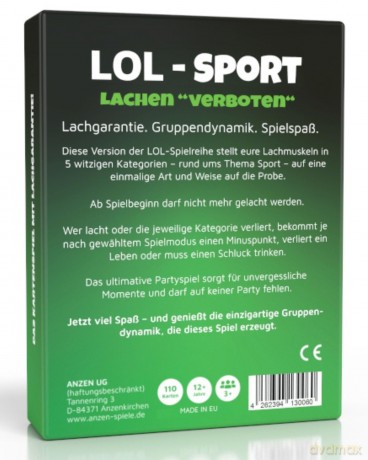 ANZEN - LOL SPORT - Lachen "verboten"10ZubehśrSONSTIGES540188051027.99104.04.20260789461 426239413
