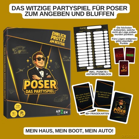 ANZEN - POSER - Das Partyspiel