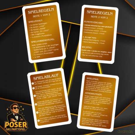 ANZEN - POSER - Das Partyspiel