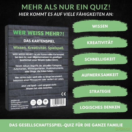 Anzen - Wer Weiss Mehr!