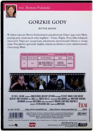 Gorzkie gody [DVD]