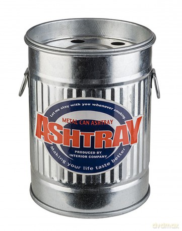 APS SMOKY Aschenbecher silber