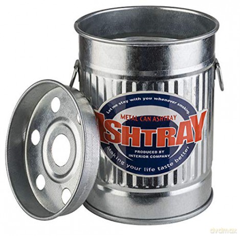 APS SMOKY Aschenbecher silber