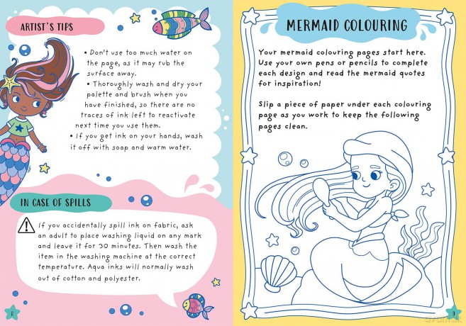 Aqua Inks Mermaids [KSIĄŻKA]
