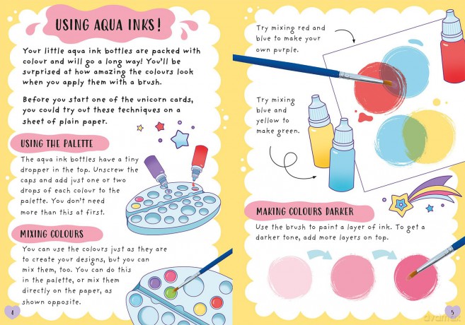 Aqua Inks Unicorns [KSIĄŻKA]