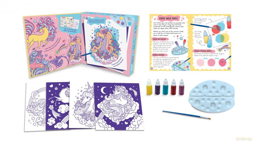 Aqua Inks Unicorns [KSIĄŻKA]