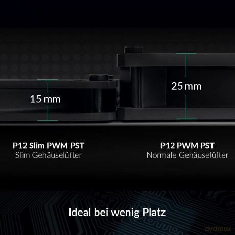 ARCTIC Kźhler P12 SLIM PWM PST 3pcs Val
