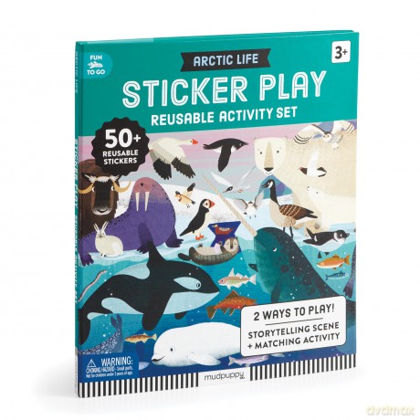 Arctic Life Sticker Play Reusable Activity Set [KSIĄŻKA]