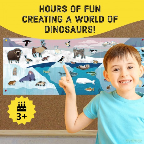 Arctic Life Sticker Play Reusable Activity Set [KSIĄŻKA]