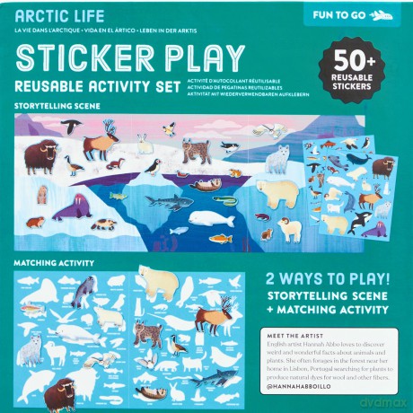 Arctic Life Sticker Play Reusable Activity Set [KSIĄŻKA]