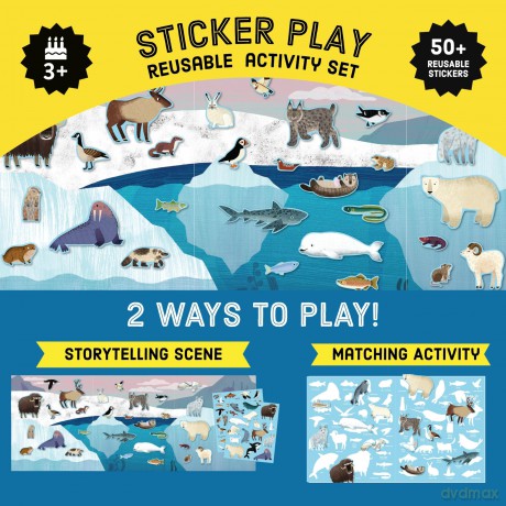 Arctic Life Sticker Play Reusable Activity Set [KSIĄŻKA]