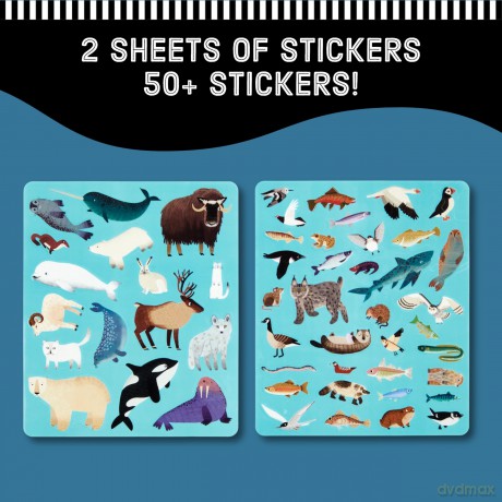 Arctic Life Sticker Play Reusable Activity Set [KSIĄŻKA]