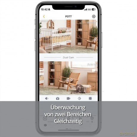 Arenti Indoor Wi-Fi 3MP+3MP Dual-lens P