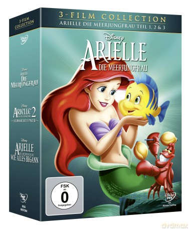 Arielle,Die Meerjungfrau 1-3 (Disney Cla [3DVD]