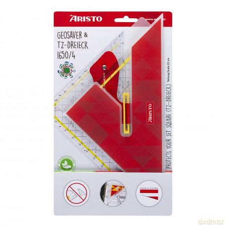 Aristo: ARISTO Geometrie-Dreieck 25,0 cm