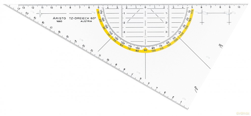 Aristo: ARISTO Geometrie-Dreieck 26,0 cm