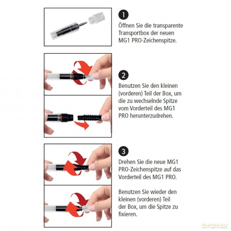 Aristo: ARISTO mg1 PRO Ersatzzeichenspitze fźr T