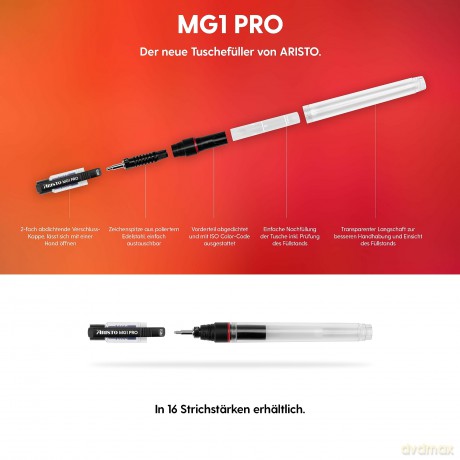 Aristo: ARISTO mg1 pro Studio Tuschefźller-Set s