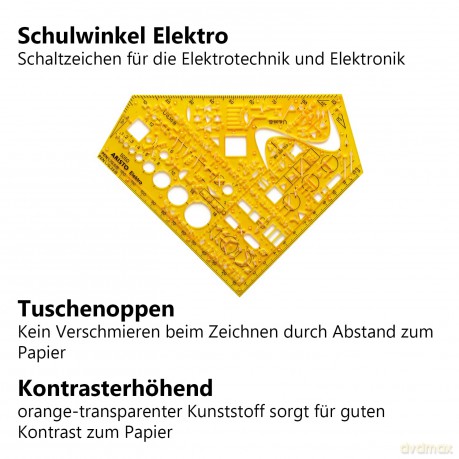 Aristo: Aristo Schablone Elekro AH5051, 70-AH505