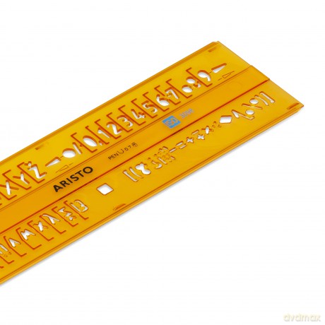 Aristo: ARISTO Zeichenschablone gelb