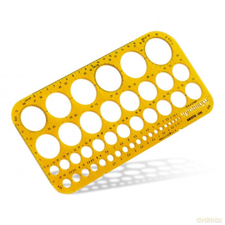 Aristo: ARISTO Zeichenschablone orange