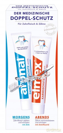 aronal elmex Set Zahncreme 2x 75 ml