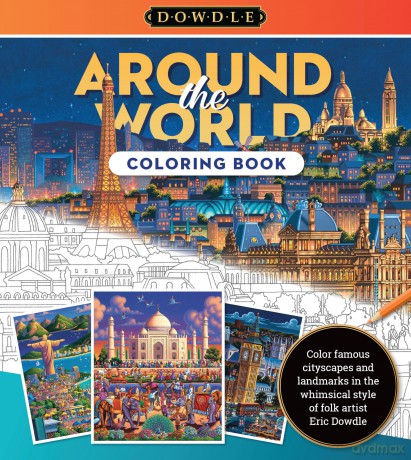 Around the World Coloring Book [KSIĄŻKA]