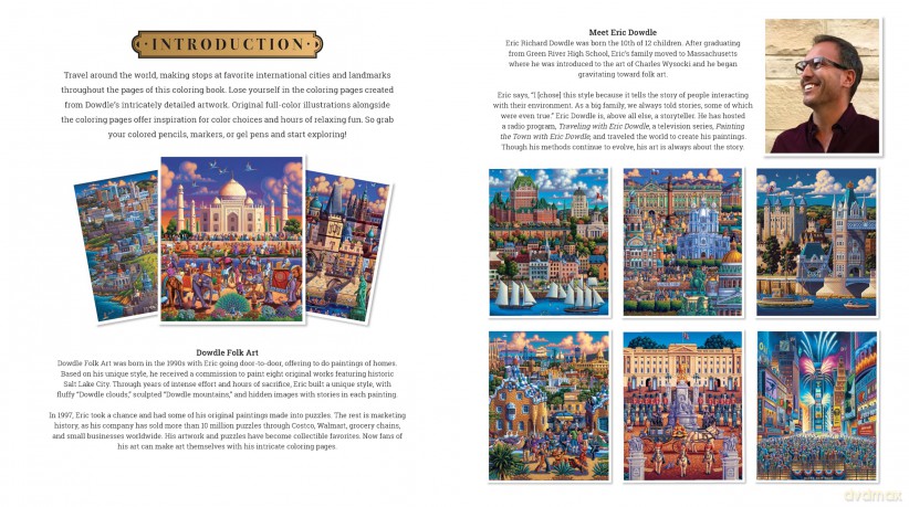 Around the World Coloring Book [KSIĄŻKA]