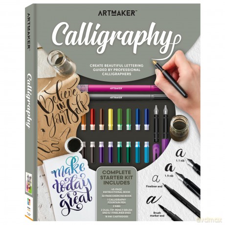 Art Maker Calligraphy Colouring [KSIĄŻKA]