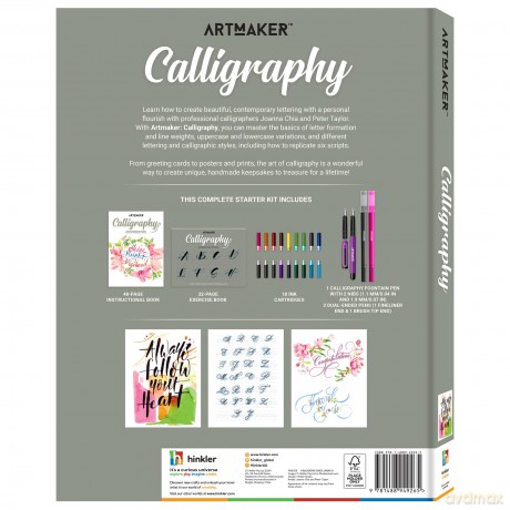 Art Maker Calligraphy Colouring [KSIĄŻKA]