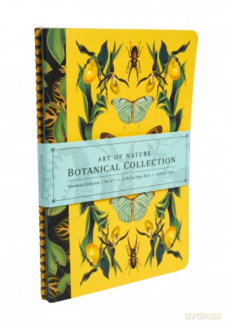 Art of Nature Botanical Sewn Notebook Collection Set of 3 [KSIĄŻKA]