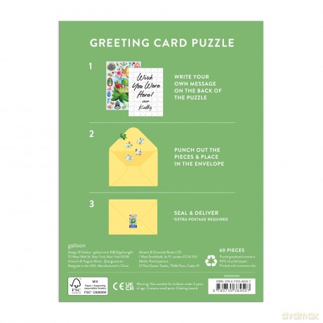 Artisanal Eggs Greeting Card Puzzle [KSIĄŻKA]