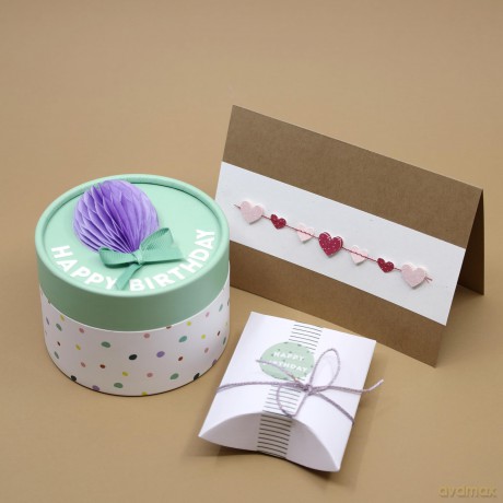 Artoz: artoz Aufkleber 3D Herzgirlande, 6 St.
