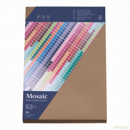 Artoz: artoz Briefumschlge Mosaic DIN B6 ohne