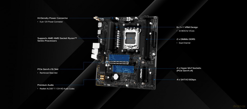 ASRock A620AM-X WiFi AM5 mAT