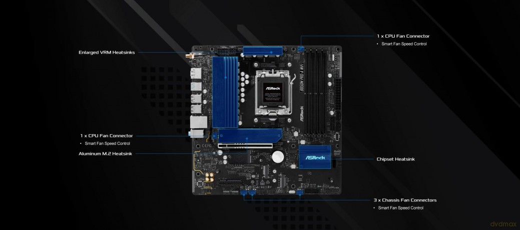 ASRock B850M Pro-A WiFi AM5 mATX HDMIDP