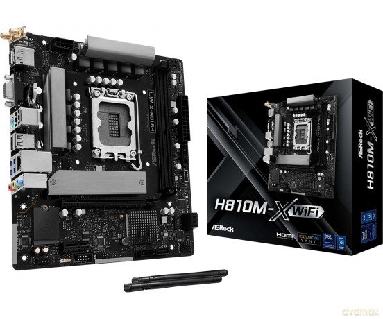 ASRock H810M-X WiFi 1851 mATX HDMIDP DDR