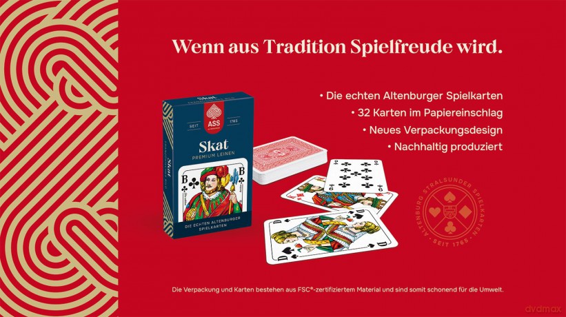 ASS ALTENBURGER Skat Premium Leinen Kart