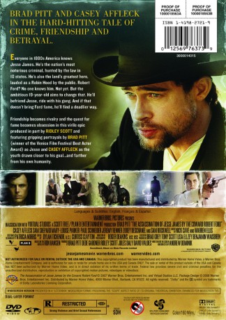 Assassination Of Jesse James By Coward Robert Ford [DVD]