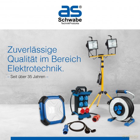 As-Schwabe: as-Schwabe 6-fach Steckdosenleiste 3,0 m