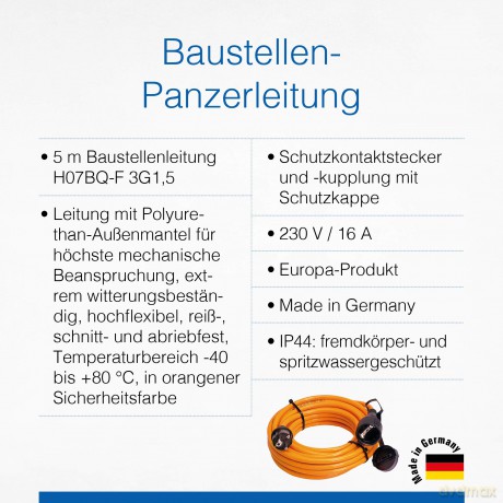 As-Schwabe: as-Schwabe Baustellen Verlngerungskabel