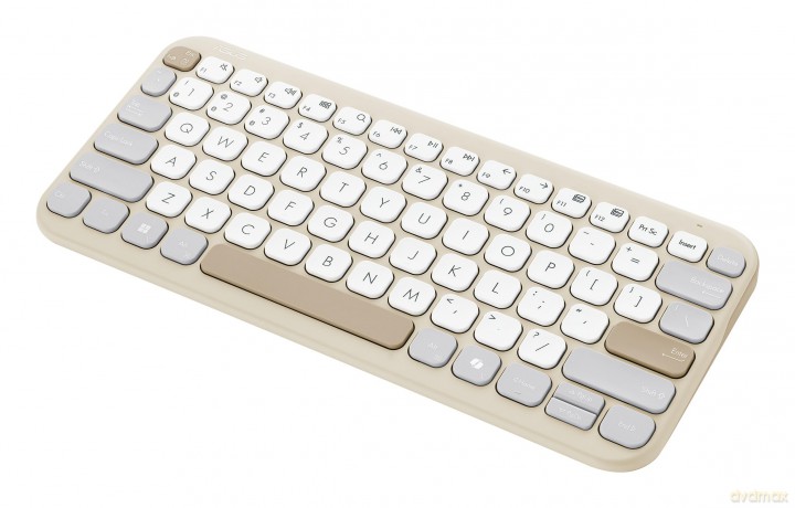ASUS KW100 Tastatur, beige, GE
