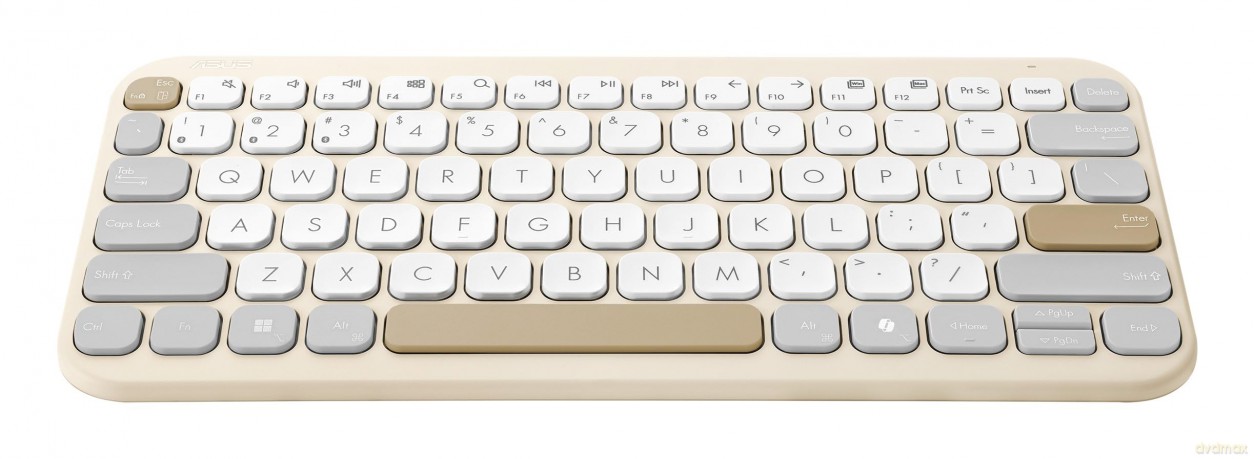 ASUS KW100 Tastatur, beige, GE