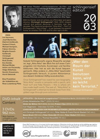 Atta Atta Die Kunst Ist Ausgebrochen [3DVD]