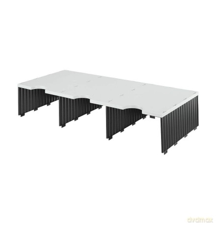 Aufbauein.Jumbo Trio 3f.schw/G