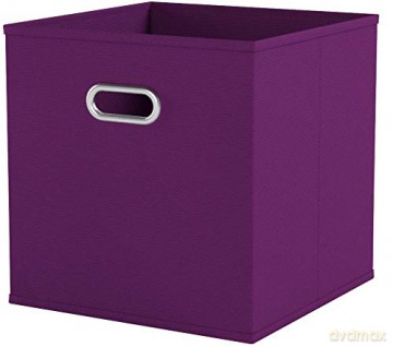 Aufbewahrungsbox Vlies lila